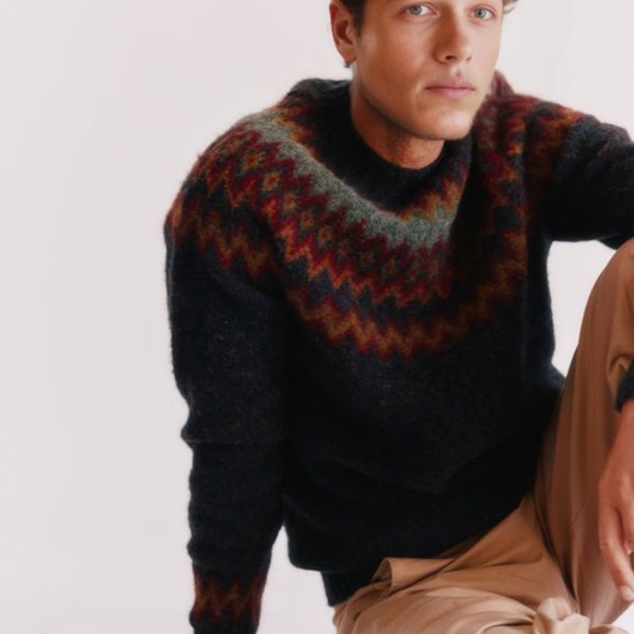 BUFFALO zip up cadigan. FAIRISLE - Picture 5 of 7